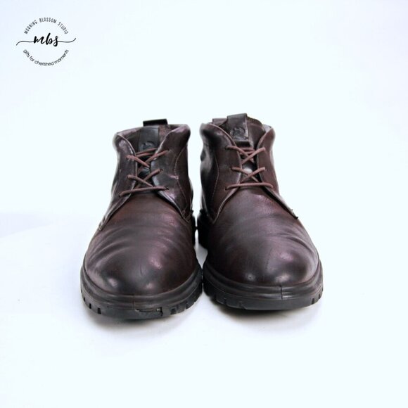 Ecco CityTray Avant Leather Ankle Boots Brown Men EU 46 US‎ 12-12.5 main image 11